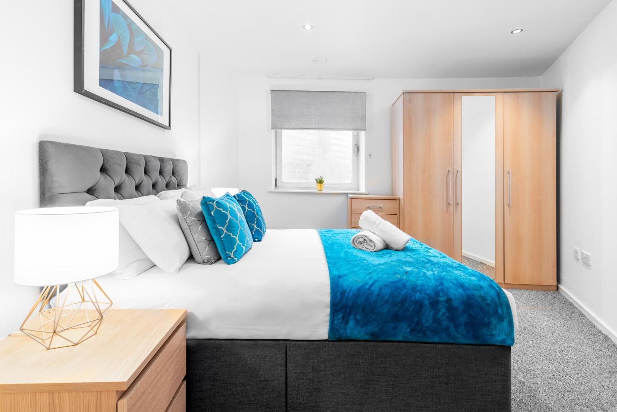 City Centre Apartment - 2 Bedroom - Secure Parking - Top Rated - 201M Birmingham Exteriör bild
