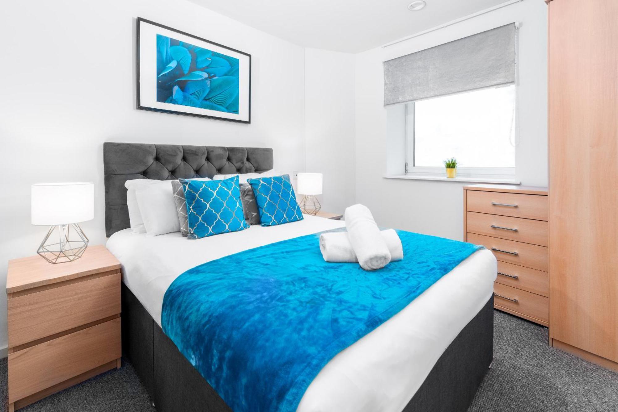 City Centre Apartment - 2 Bedroom - Secure Parking - Top Rated - 201M Birmingham Exteriör bild