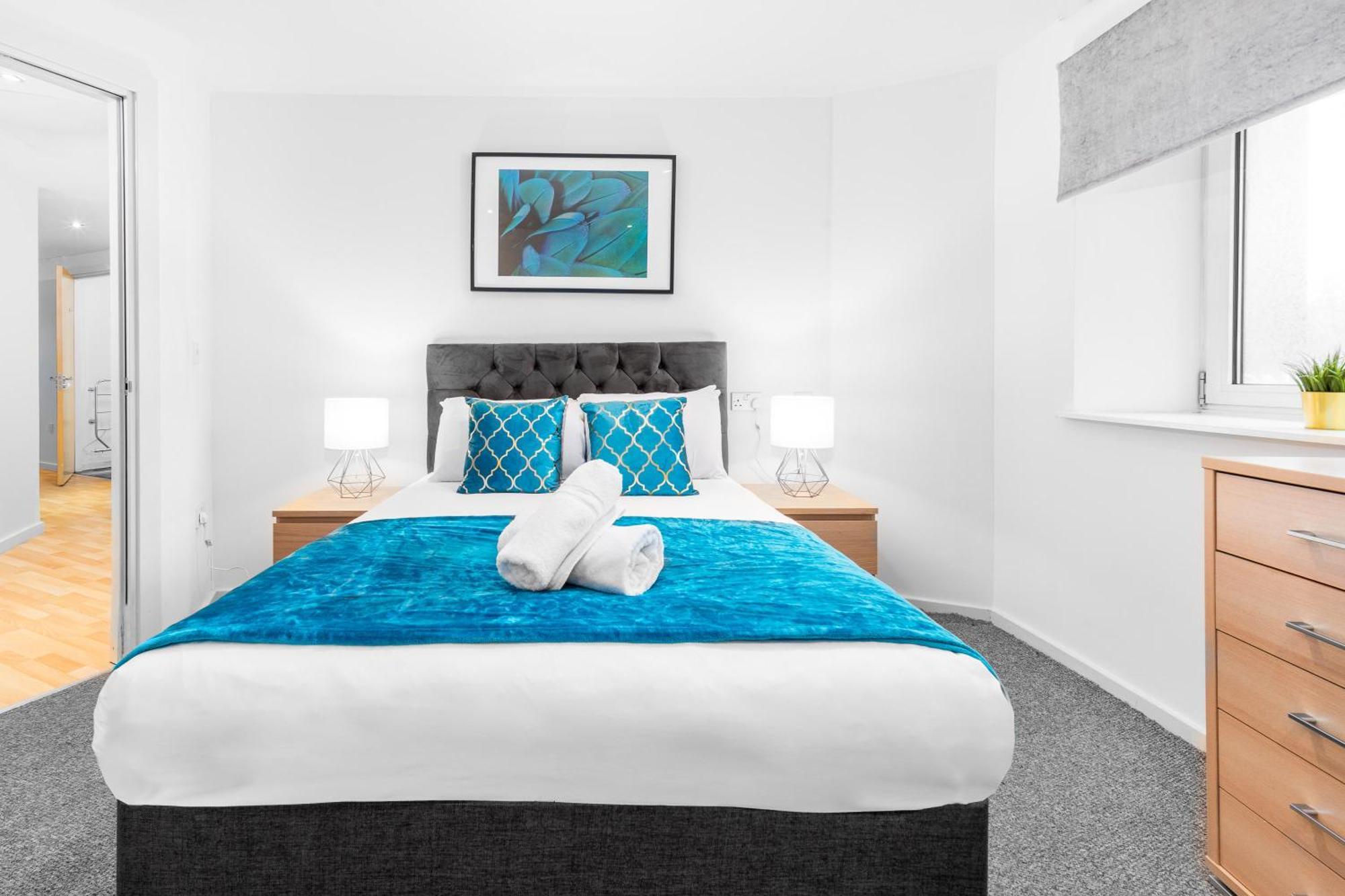 City Centre Apartment - 2 Bedroom - Secure Parking - Top Rated - 201M Birmingham Exteriör bild